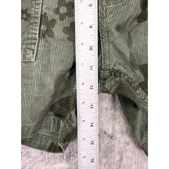 Birdwell Shorts 30 Mens Middy Floral Green Corduroy 5" - Picture 4 of 8